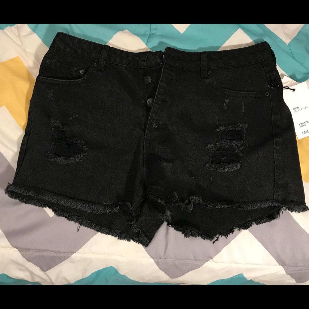 NWT Black High Rise Shorts